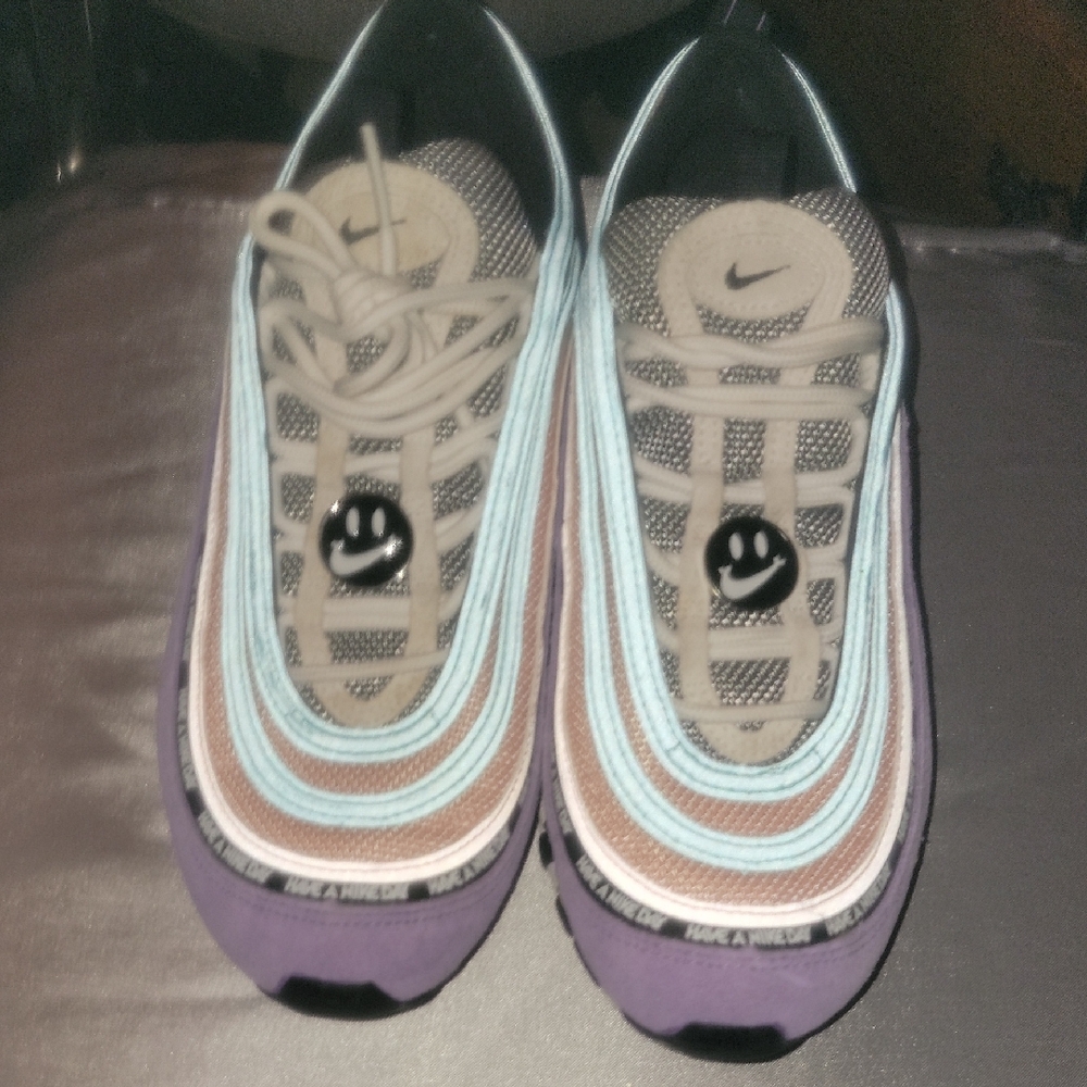 Nike Air Max 97 Lavender and Aqua Sneakers